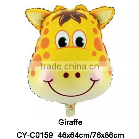 2016 New Design Cow Head Shaped Helium Balloon Animal Shape Foil Aluminium Balloon photo-3