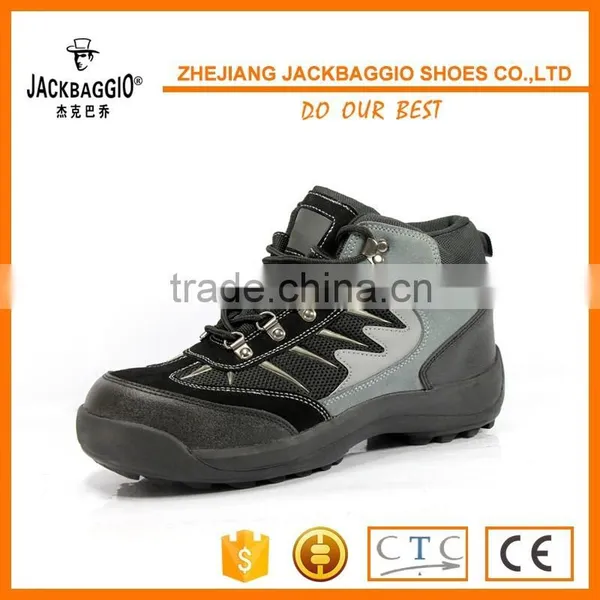 Black Genuine Leather Steel Toe& Midsole Low Cut Safety Shoe Manufacturer Safety Shoes