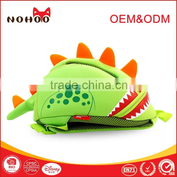 BSCI Audit Popular Neoprene New Design Kids School Bag, Cute Kids Dinosaur Backpack photo-2