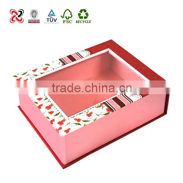 Book Shaped Transparent Gift Box With Lid photo-2