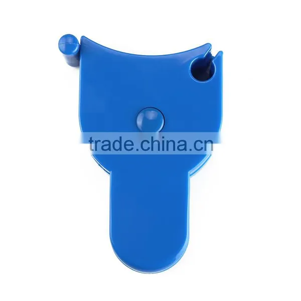 Blue Plastic Retractable Auto Logo Printed Waist Cicumference Glass Fiber Tape Body Measure Fitness photo-6