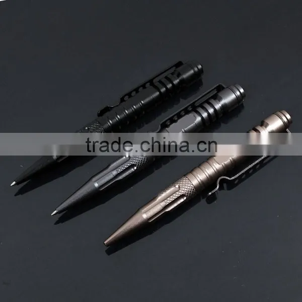 Newest Aviation Aluminum Alloy Writing Ballpoint Tactical Pen Self Defense With Emergency Hammer Easy Carry photo-2