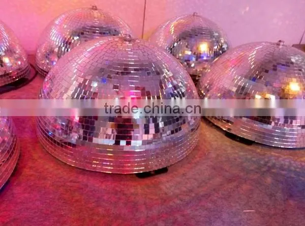 Cheap Half Handmade 16''40cm Half Mirror Ball Half-mirror Half Mirror Ball With Motor photo-3