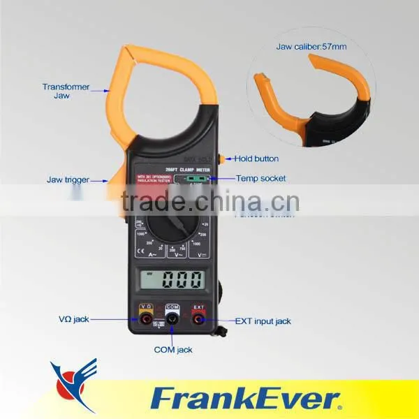 Original Authentic Portable Middle Size Multimeter DT266FT Digital Clamp Meter photo-4