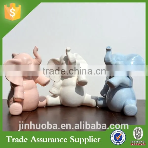 Cute Funny Customize Resin Baby Elephant Piggy Bank Home Decoration photo-6