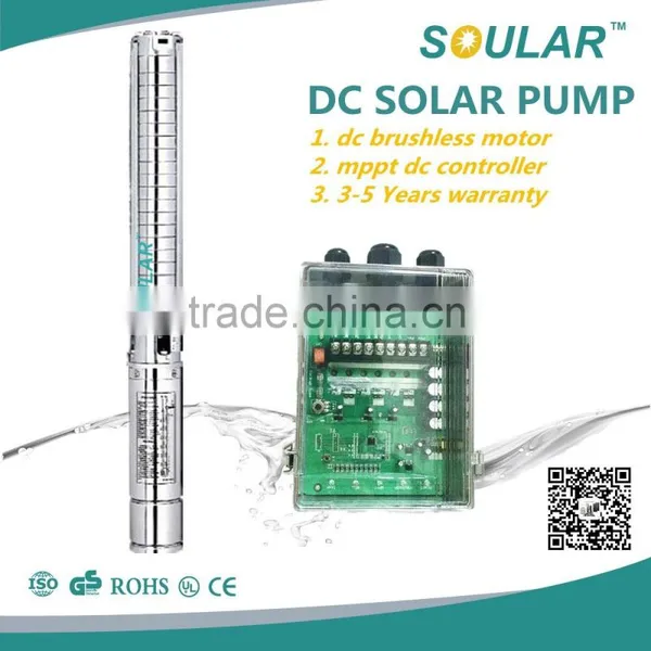 New Popular Solar Water Pump for Drip Irrigation Solar Pump Deep Well photo-2