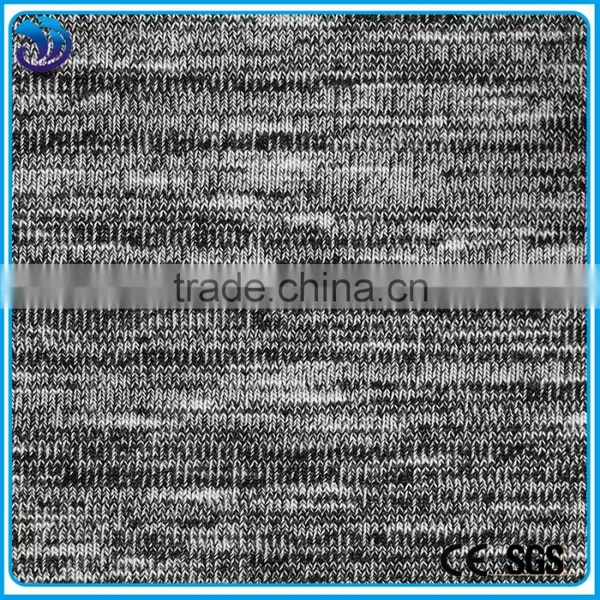 Polyester Rayon Spandex Coarse Knit Single Jesery Fabric for Fashion Sweater Garment photo-2