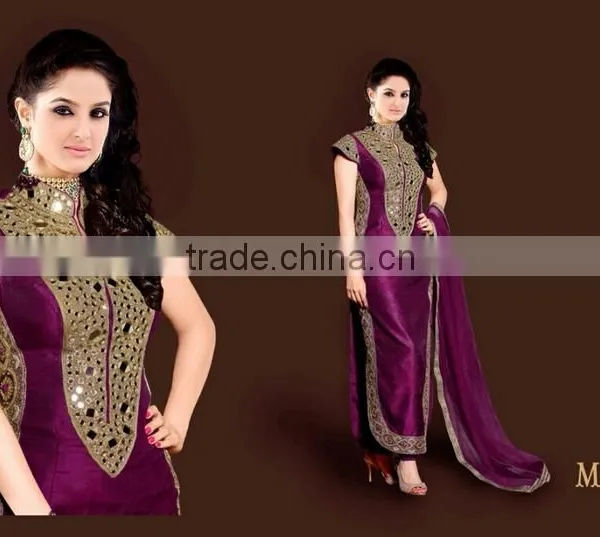 LONG GEORGETTEDESIGNER SUIT photo-2