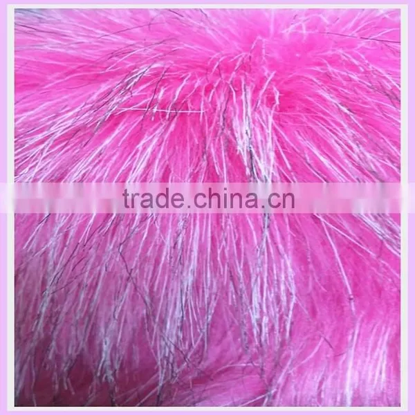 100% Acrylic 65mm Heavy Weight Jacquard Faux Fur Fabric Tip Printed Fur Fabric for Fashion Cloth China Supplier photo-4