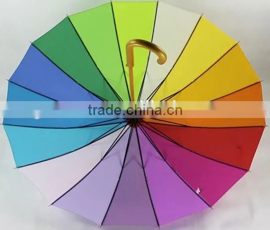 Fashion Rainbow Umbrellas/travel Umbrella/rainbow Beach Umbrella photo-2