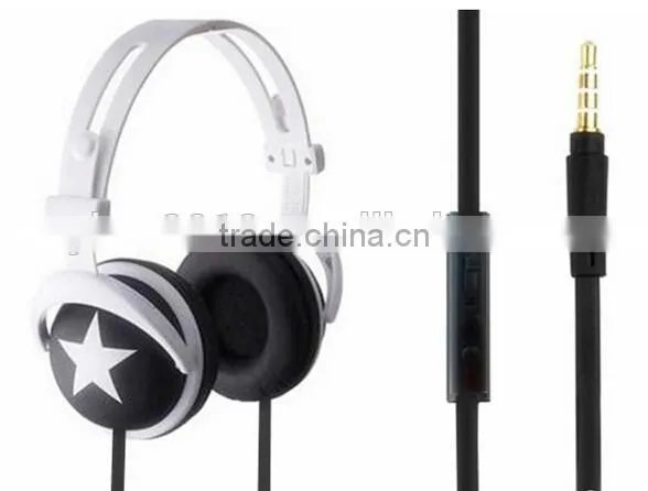 3.5mm Stereo Headset Over Ear Wired Stereo Headset Headband
