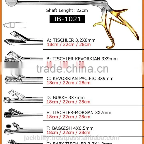 Kevorkian With Fixing Screws, Cervical Biopsy Specimen Forceps, Biopsy Forceps, photo-6