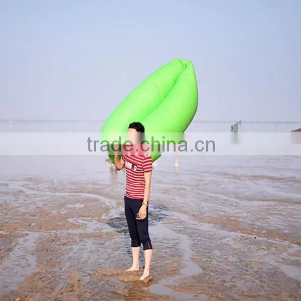 Gadgets 2016 Newest Banana Sleeping Bag Nylon Fabric for Inflatable Sun Lounger photo-3