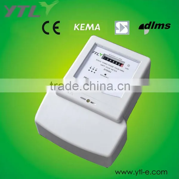 three phase electricity energy meter(anti-DC component).