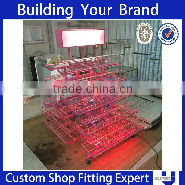 Heavy Duty Rotating Display Stand Turntable Acrylic Showcases for Candy photo-4