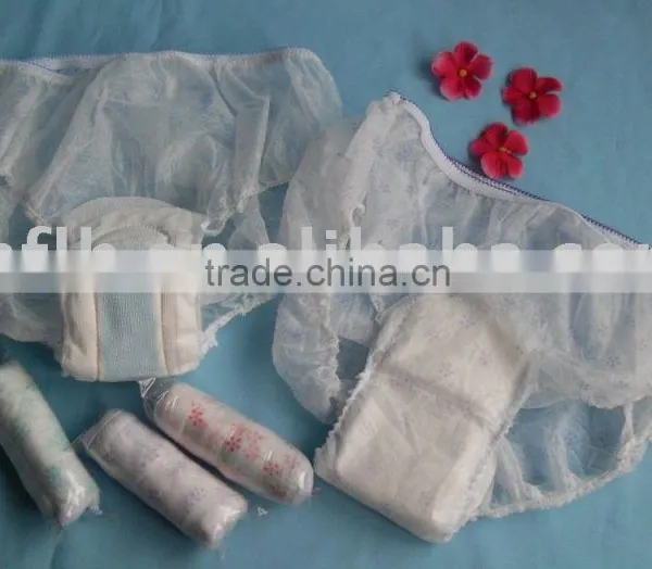Hospital Disposable Underwear With Sanitary Napkins