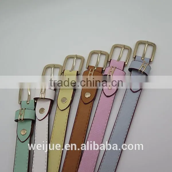 Fashionable Colorful Skinny Belts for Women in Wholesale photo-6