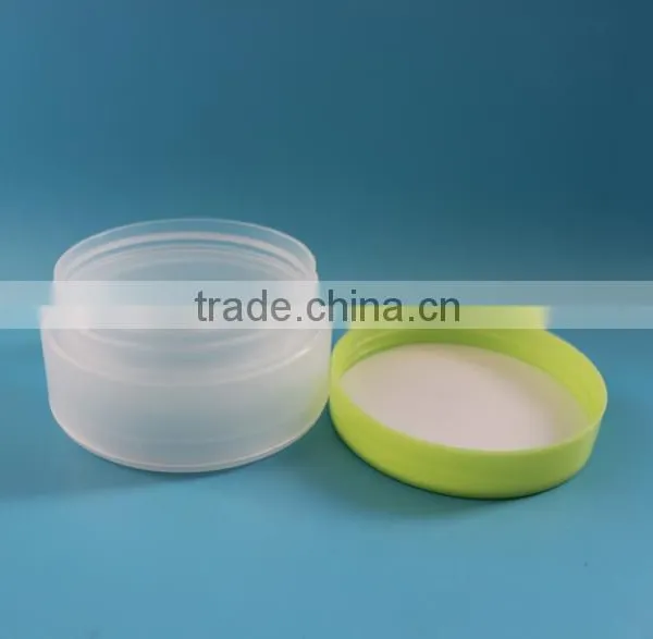 100ml 3.3oz Frost Double Wall PET Plastic Empty Jar Container for Cosmetic photo-3