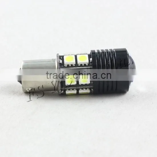 High Power 12 Led Tail Brake Turn Lights White Car Bulb 1156 Replacements Light 5w Ba15s Led Indicator Lamps photo-4