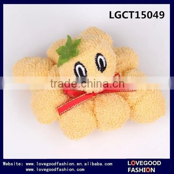 China Manufacturer Promotional Octopus Shape Towel Gift Cake Towel