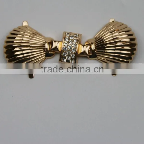 Small Spring Metal Clip for Shoe Rhinestone photo-3