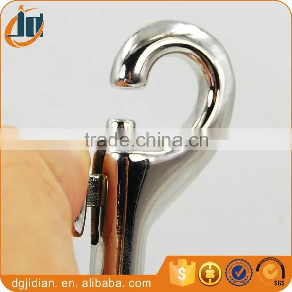 Stainless Steel Double Snap Hook Keychain,metal Snap Hook Keychain photo-3