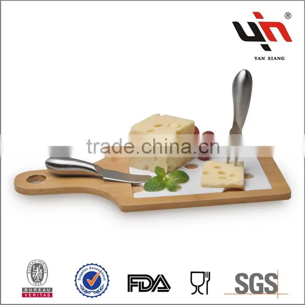 Bamboo Cheese Board Set