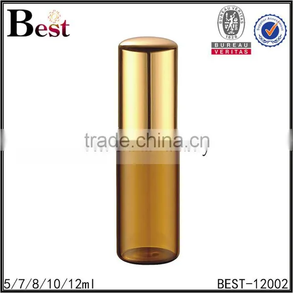 8ml Amber Essential Oil Glass Bottles, 304 Metel Rolloer photo-3