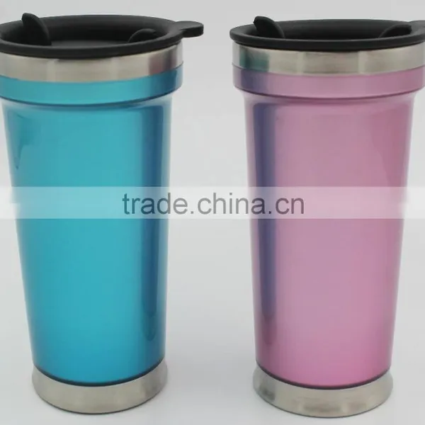 High Quality Double Wall Travel Mug/auto Mug/tumbler