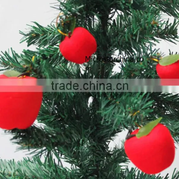 IN Stock Jewelry Christmas Outdoor Red Apple For Decoration photo-2