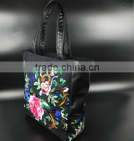 Embroidery PU Tote Bag With High Quality From Chinese Manufacturer for Promotion photo-6