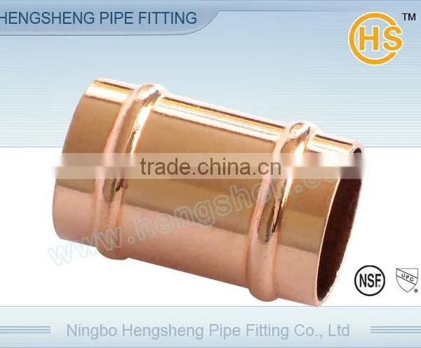 Copper Coupling No Stop C X C,rolled coupling