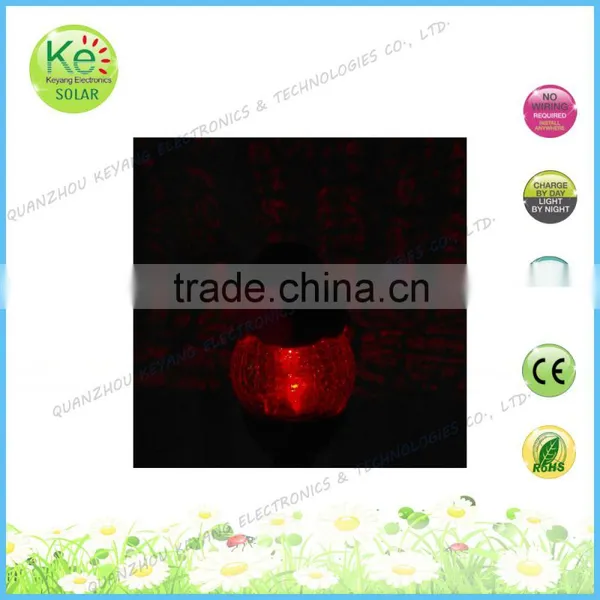 Glass Ball With Polyresin Animal Head Solar Garden Path Light photo-5