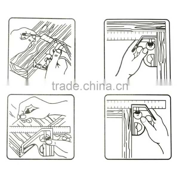 Combination TRY Square (Aluminum Handle) photo-2