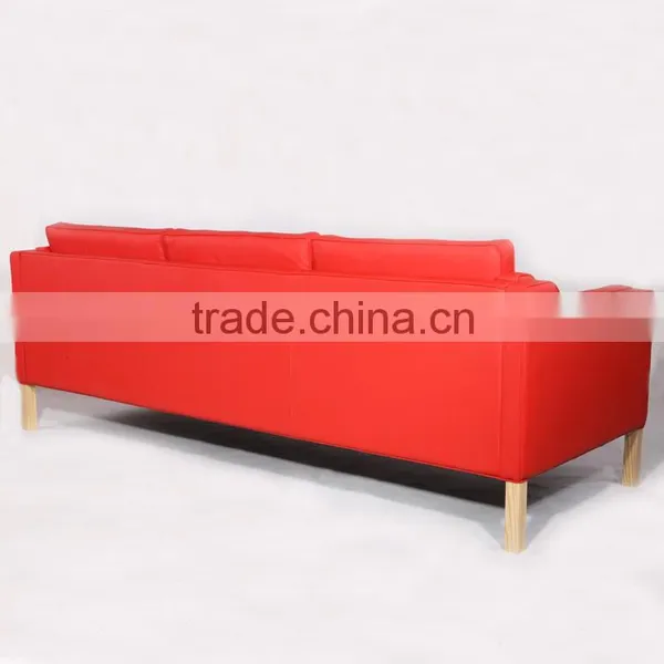 Danish Designer Furniture Colorful Leather Sofa Borge Mogensen 2213 Supplier's Choice photo-4