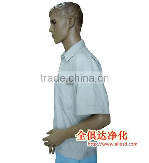 3% Carbon Fiber Stripe or Grid Antistatic T-shirt photo-2