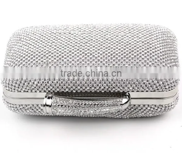 New Design Handmade Crystal Box Evening Bag & Box Clutch Quality Choice
