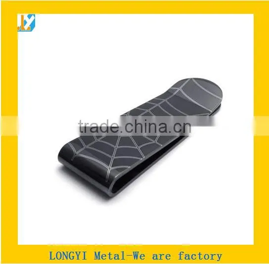 Custom Carbon Fiber Metal Wallet Money Clip