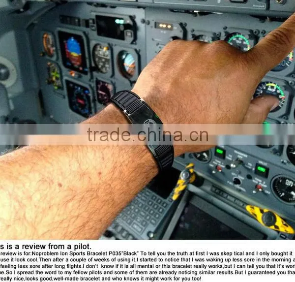 Noproblem P035 Magnetic Titanium Sports Men Jewelry Chain Power Band Bracelet