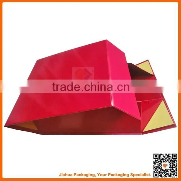 Red Cardboard Folding Paper Box photo-2