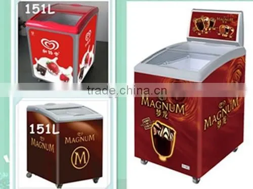 151lL Small Ice Cream Freezer, Deep Freezer,chest Freezer photo-4