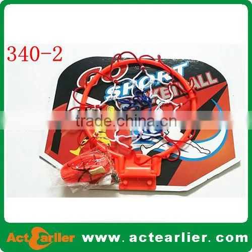 2016 Cheap Custom Logo Indoor Plastic Basketball Hoop Toy for Kids