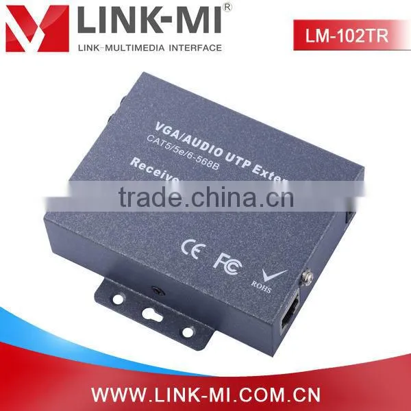 LINK-MI LM-102TR 200m Stereo Audio + VGA to Cat5 Extender Support Resolutions to 1920x1440 photo-2