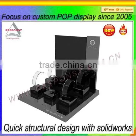 Clear Acrylic Digital Watches Men Display Holder photo-3