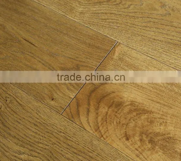 Chene Oak Urban Style Random Width Antique Handscraped ABCD Grade Engineered Wood Flooring photo-2