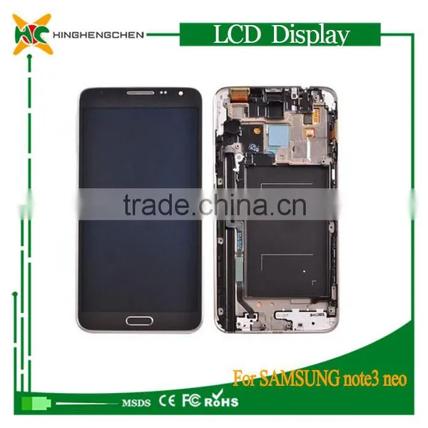 Black or White LCD For Samsung Galaxy Note 3 Mini N7505 N750 Touch Screen Digitizer Frame Assembly photo-6