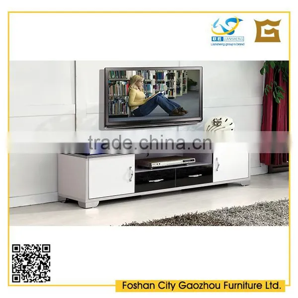 Simple Design High Gloss Wooden Furniture tv Stand With Drawers in Living Room photo-2