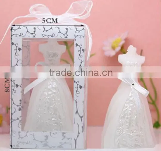 New Wedding Gown Dress Candle For Wedding Party Birthday Souvenirs Gifts Favor photo-3