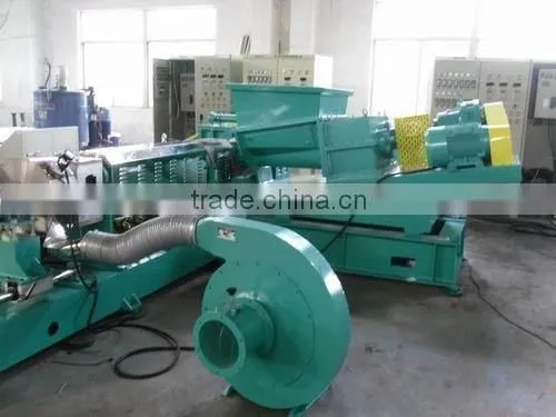 Single Screw Extruder for CPE Rubber Compounding/Extruder for Sulphur Masterbatch Pelletizing photo-2