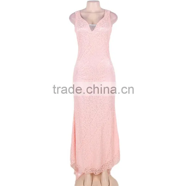 Best Selling Sleeveless Lace Formal Dress Long Maxi Dress Evening Dress photo-4